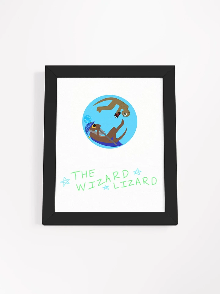 The Wizard Lizard Framed Poster product image (1)