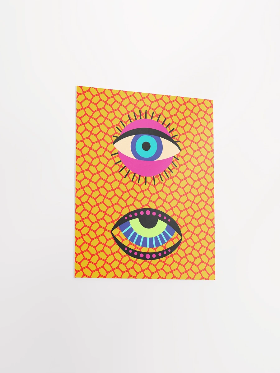 Yayoi Kusama Evil Eyes Maximalist Art Print product image (10)