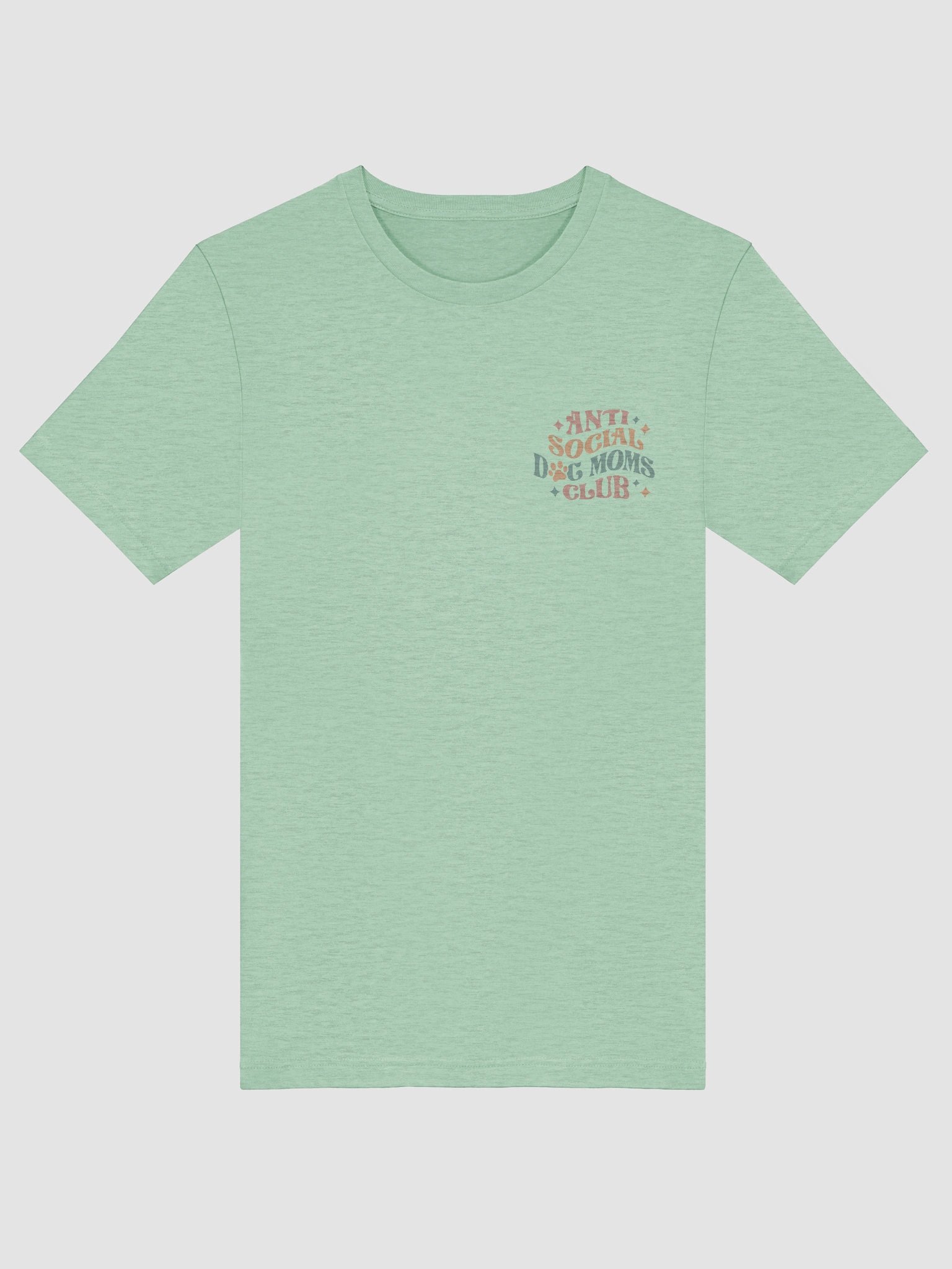 Anti Social Dog Mom Print T-Shirt product image (5)