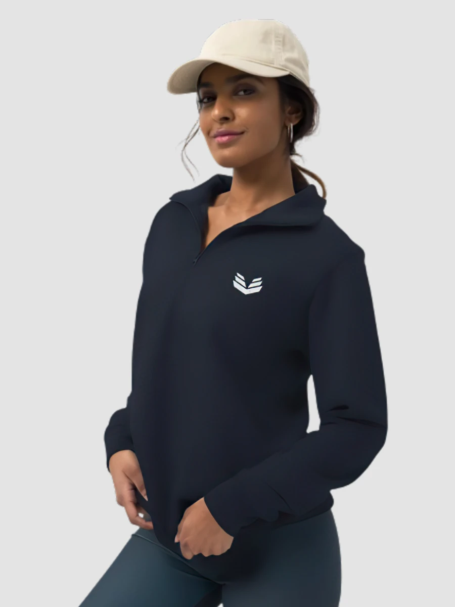 1/4 Zip Fleece Pullover - Navy product image (2)
