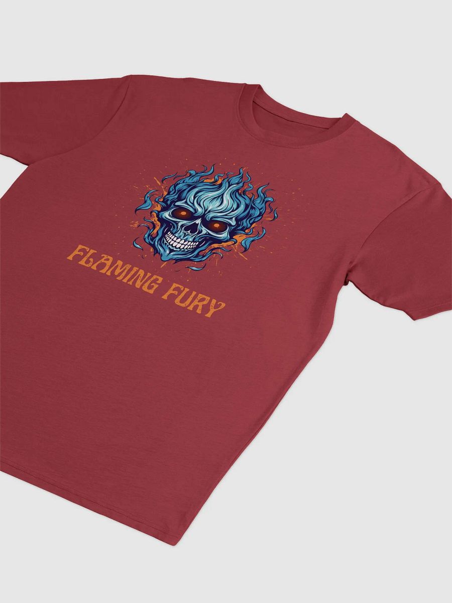 Flaming Fury Skull Heavyweight Tee product image (15)
