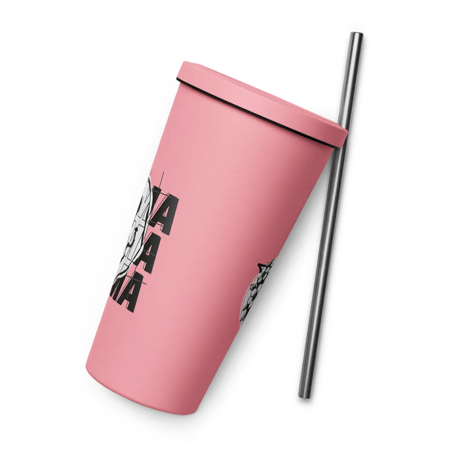 Vaso de acero inoxidable con pajita product image (7)