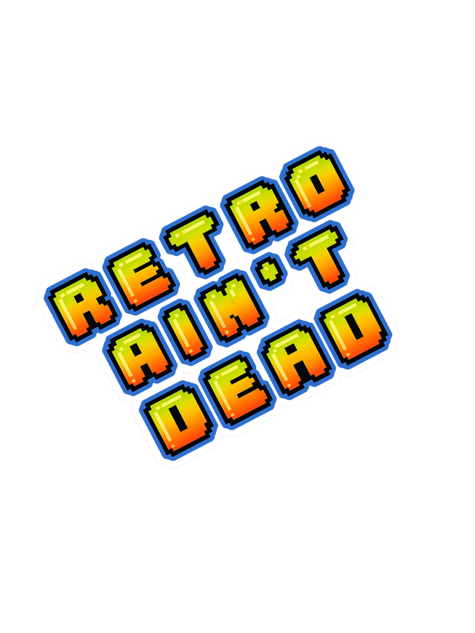 Retro Ain't Dead - Gradient Kiss Cut Sticker Sheet product image (1)