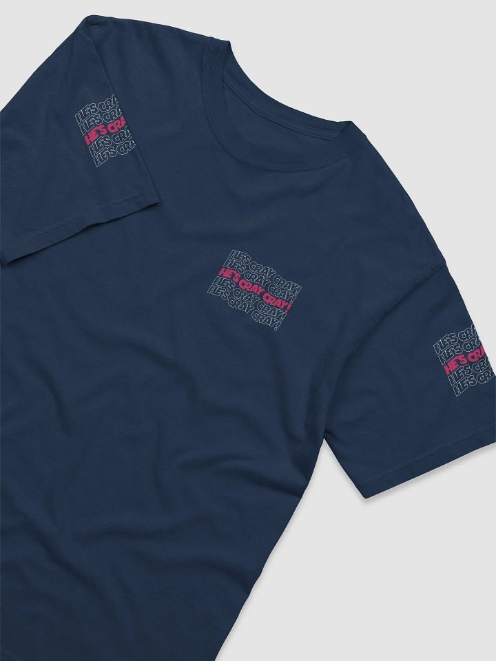 He's cray cray! Shirt (pink/white) product image (4)