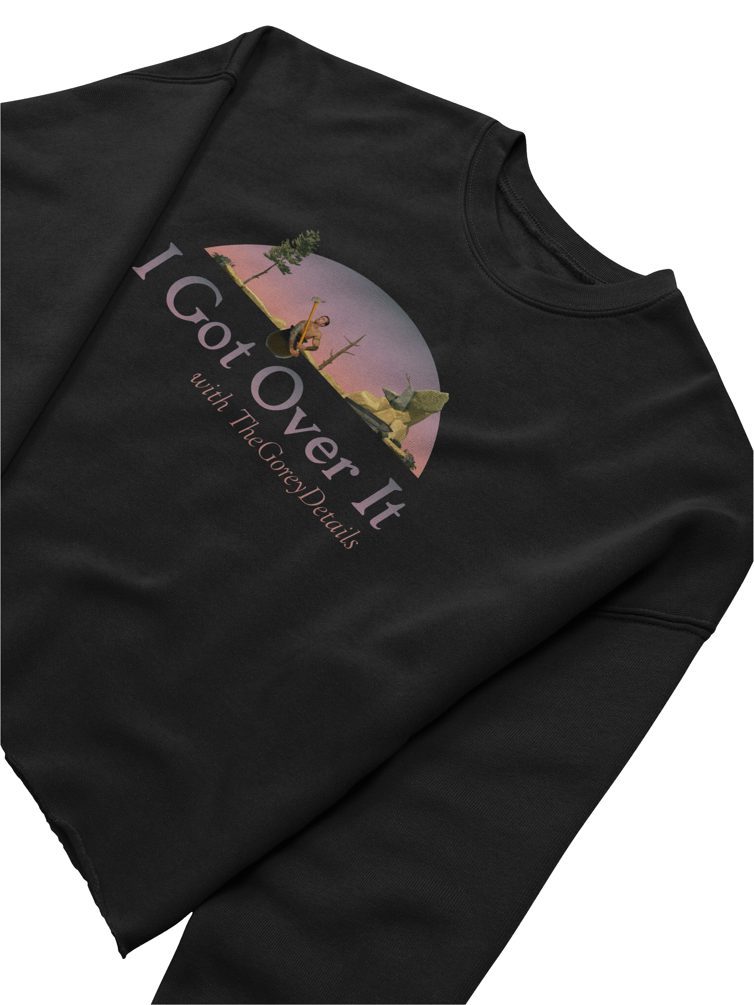 I Got Over It - Bella+Canvas Women's Fleece Crop Sweatshirt product image (8)