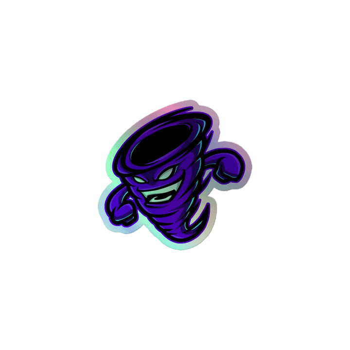Holographic Purple Nader Sticker product image (1)