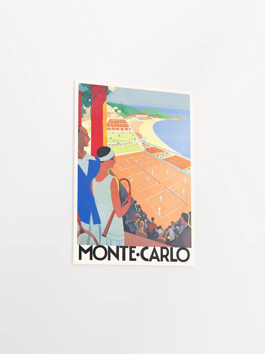 French Riviera / Monte-Carlo, France, 1930s — retro travel poster, vintage travel art, retro wall art product image (8)