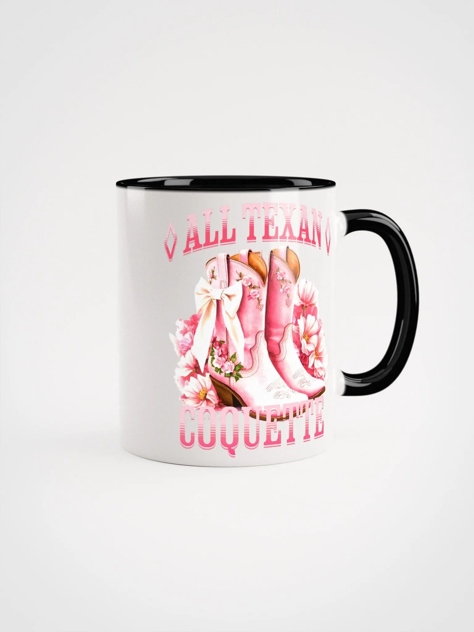 Whimsical Pink Boots Ceramic Mug product image (1)