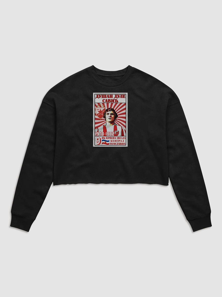 Dušan Dule Savić (FK Crvena Zvezda) Bella+Canvas Women's Fleece Crop Sweatshirt product image (1)