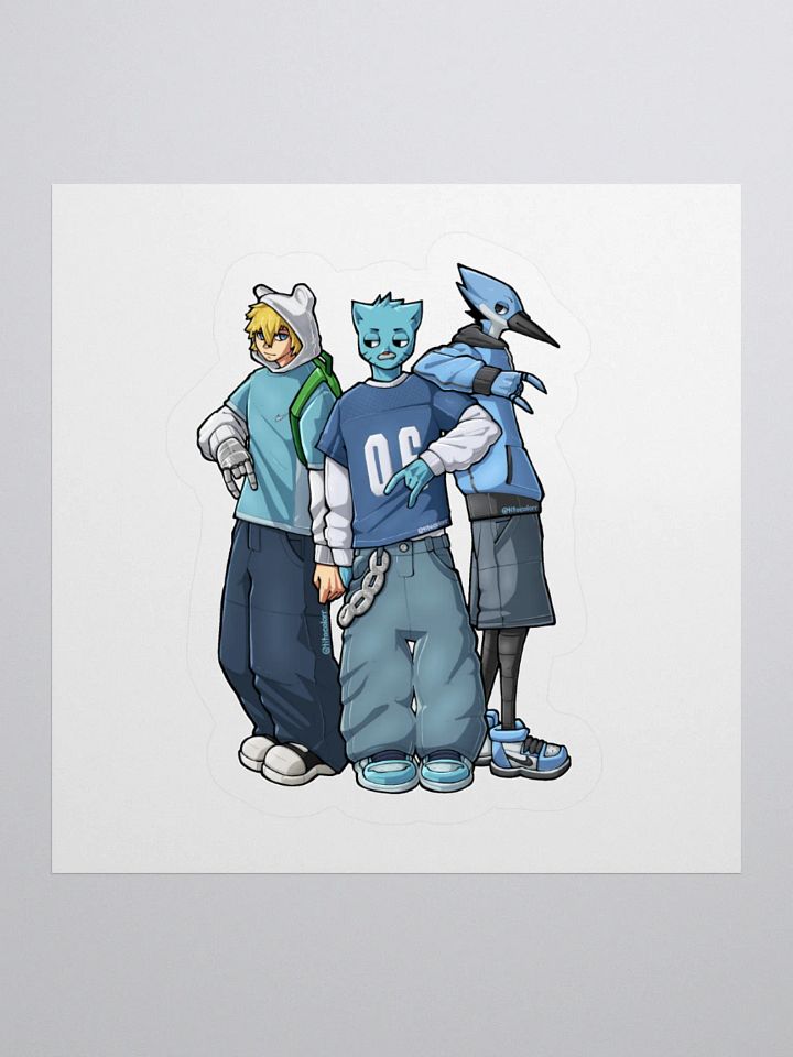 TEAM LIGHT BLUE STICKER product image (1)