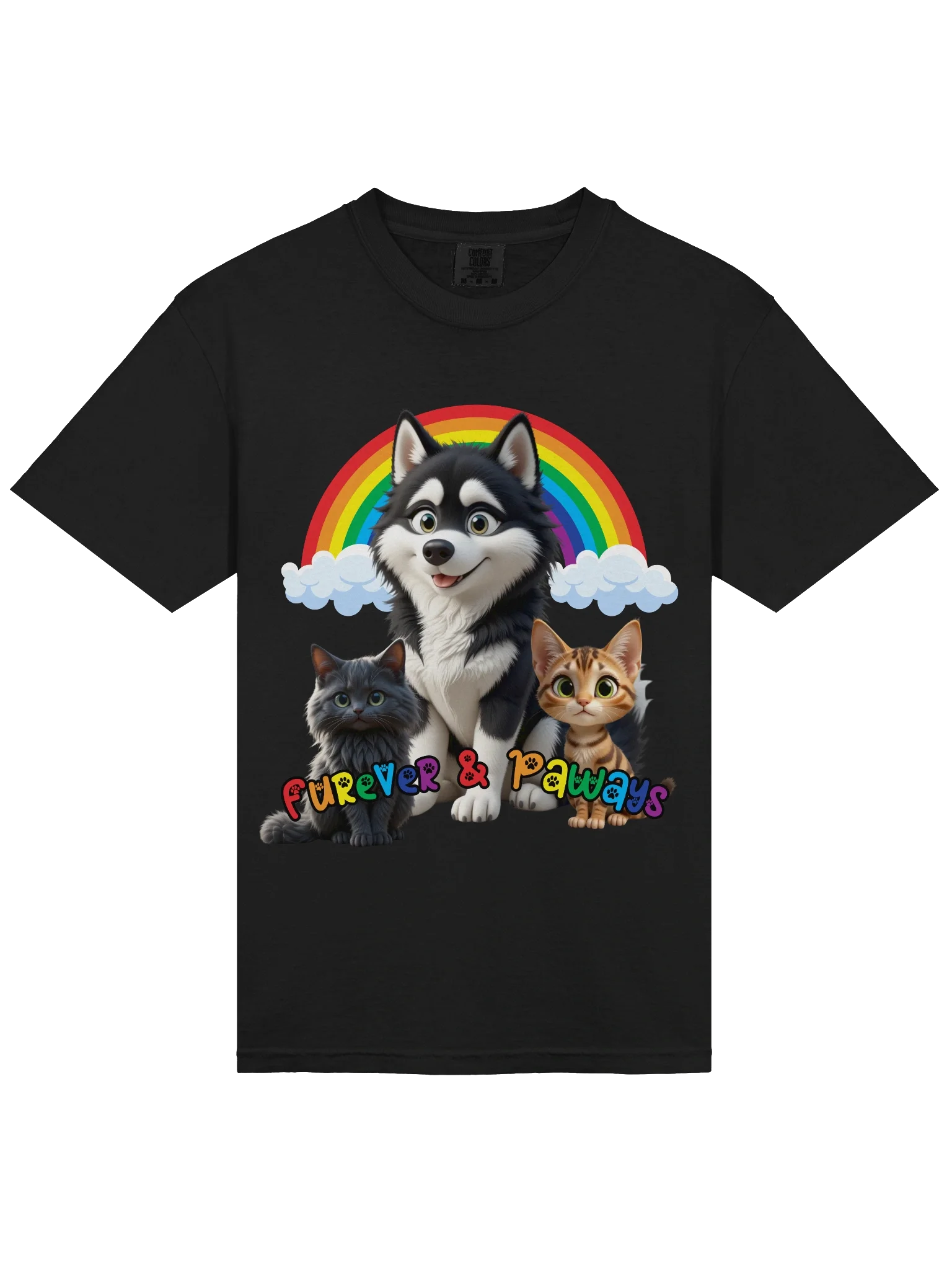 Furever & Paways Garment-Dyed Heavyweight T-Shirt product image (30)