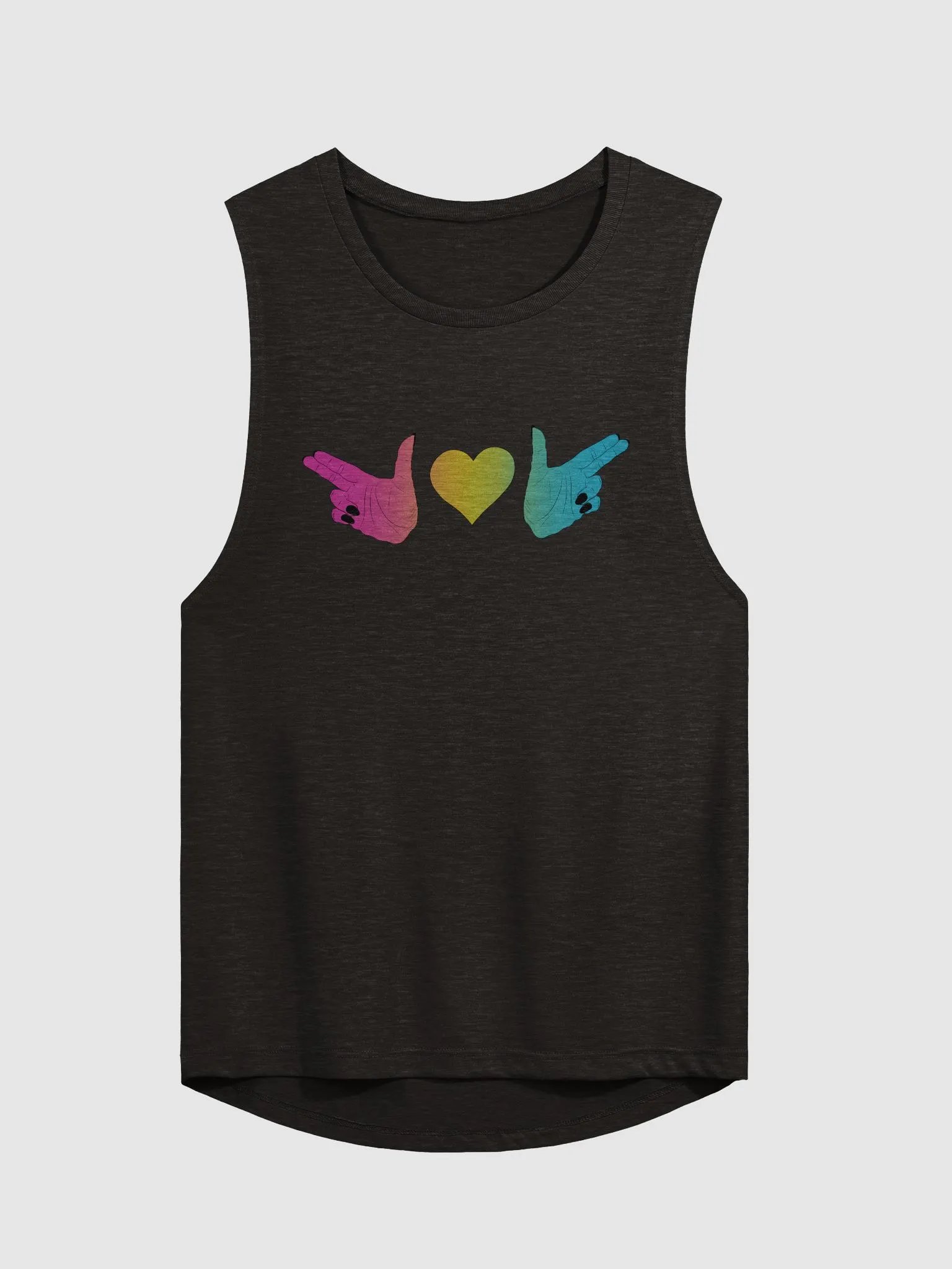 Finger Guns (pan flag) Tank Top W product image (1)