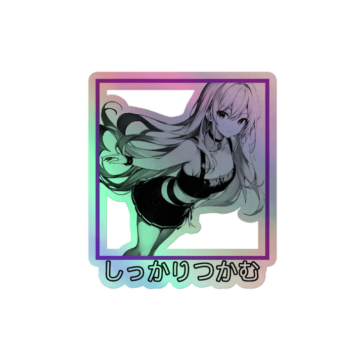 JAGER WAIFU HOLOGRAPHIC STICKER product image (2)
