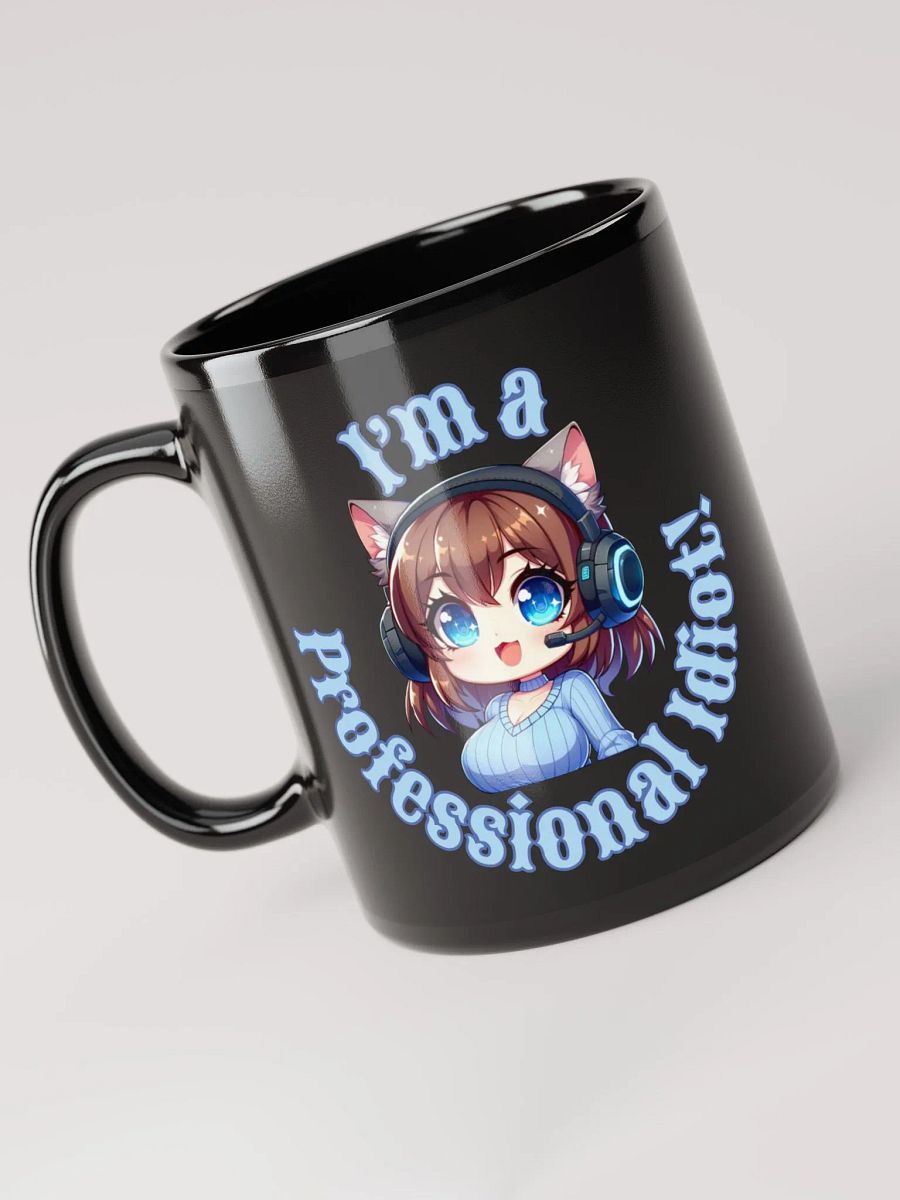 Professional Idiot Black Glossy Mug product image (3)