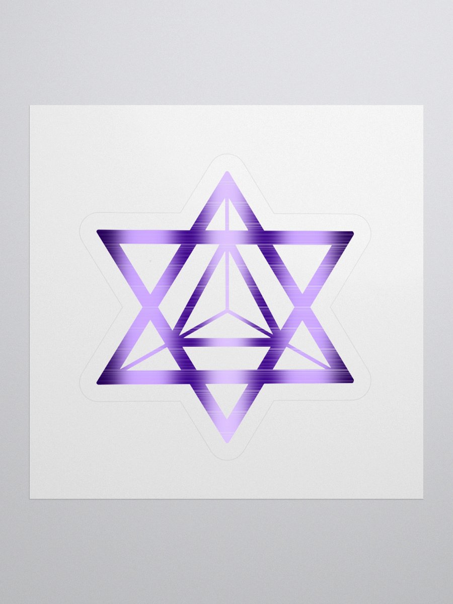Merkaba | Cosmic Symmetry Kiss Cut Stickers | Sacred Geometry product image (3)
