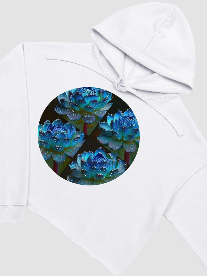 Kawaiikitten Essential Dewdrop Fleece Crop Hoodie product image (2)