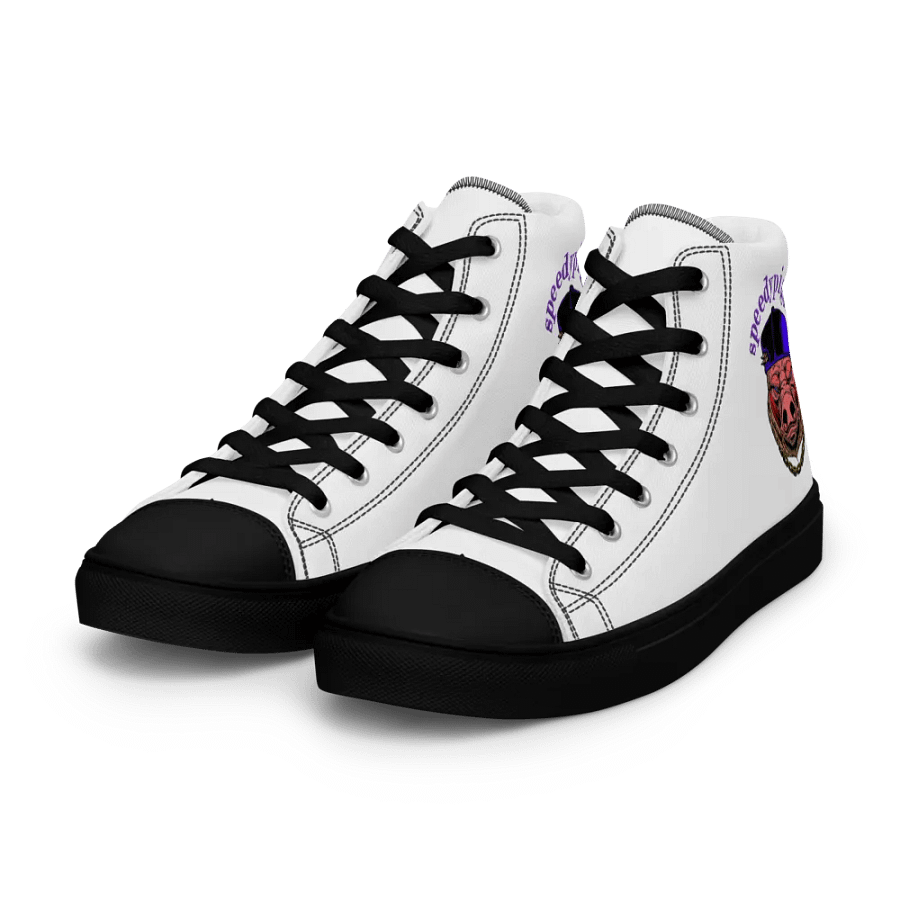 Women`s Beardlympics High Top Canvas Shoes product image (7)