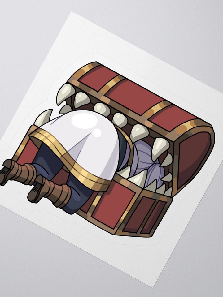 Chest Kiss Cut Sticker product image (2)