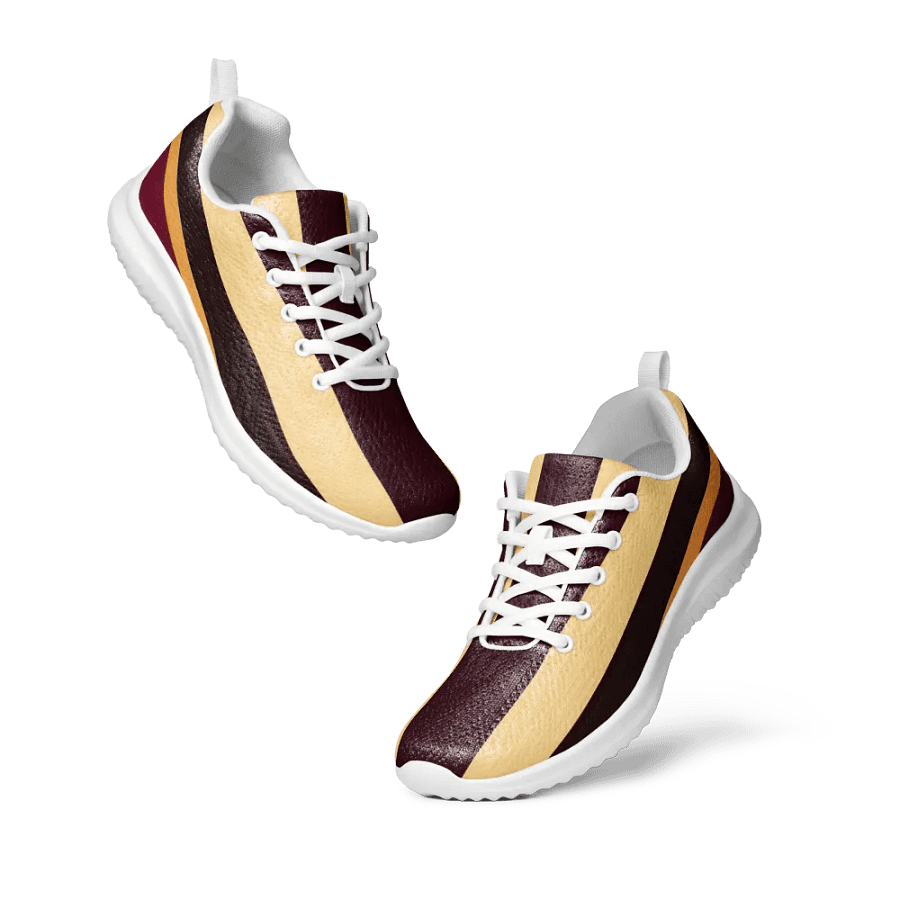 Maroon and Desert Stride Women's Sneakers product image (11)