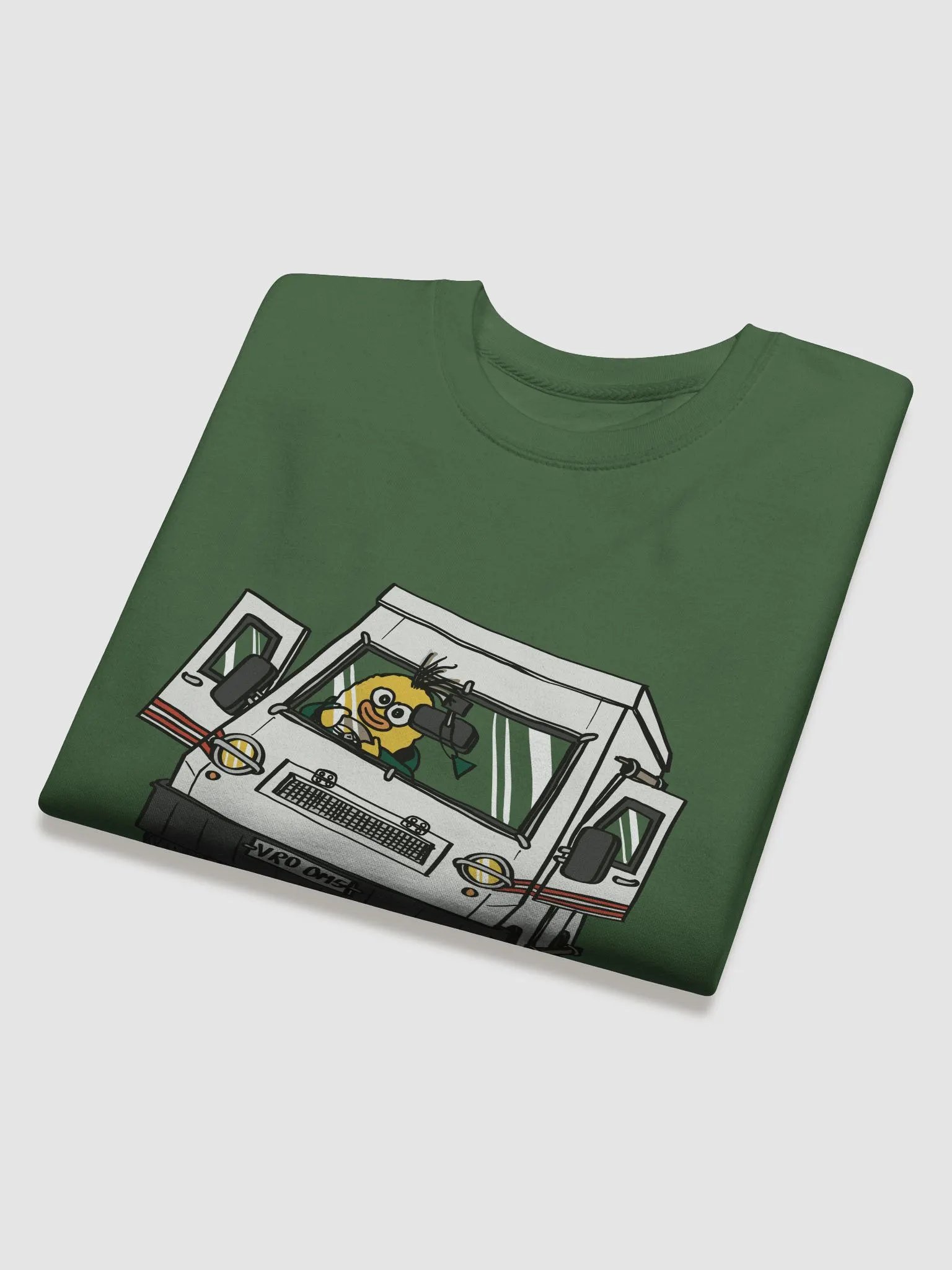 Wheelie Yellow driving sweatshirt! product image (8)