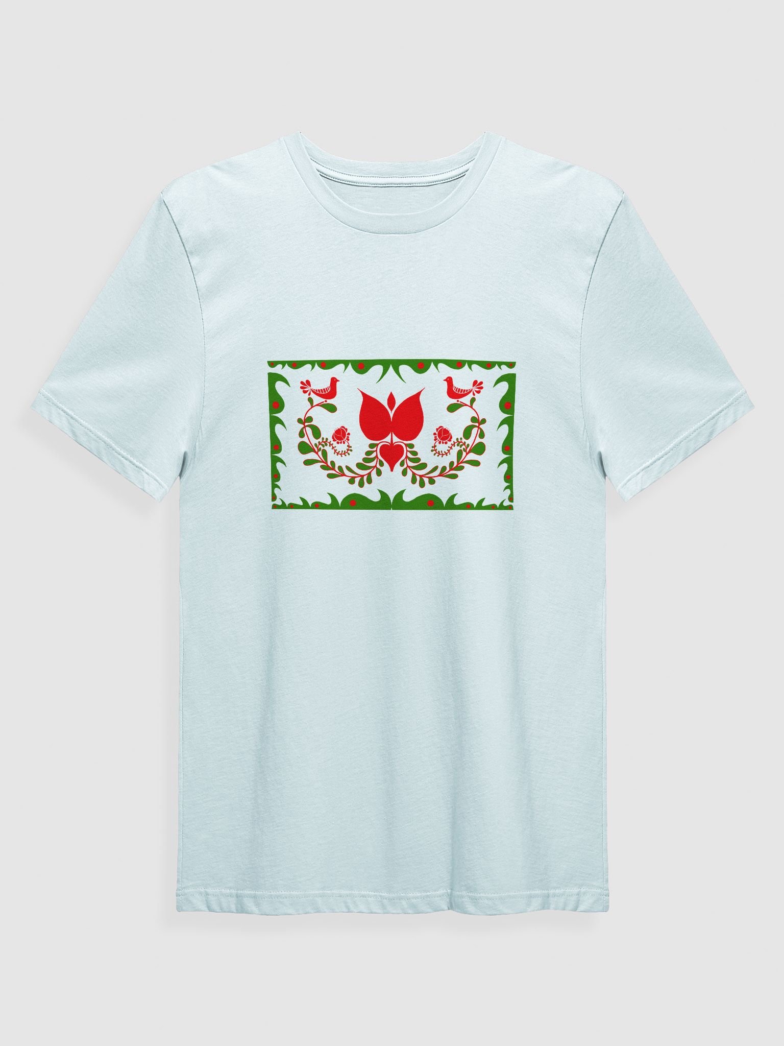 Hungarian Folk Art Red Flower T-Shirt product image (1)