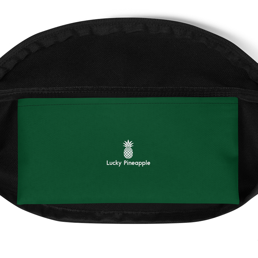 Melting Smile Emoji Forest Green Fanny Pack (Waist Bag) product image (4)