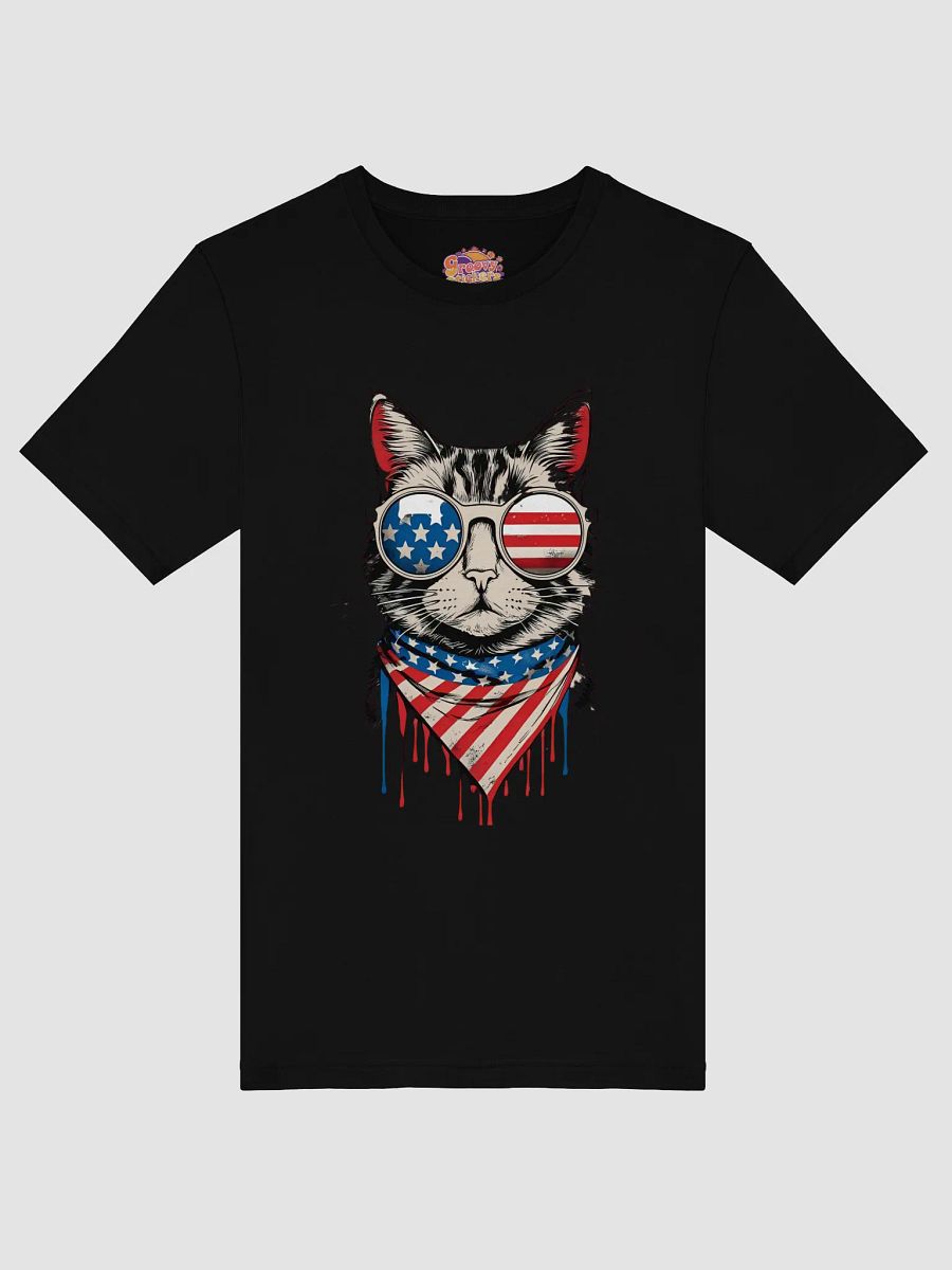 Patriotic Feline Sunglasses Tee product image (38)