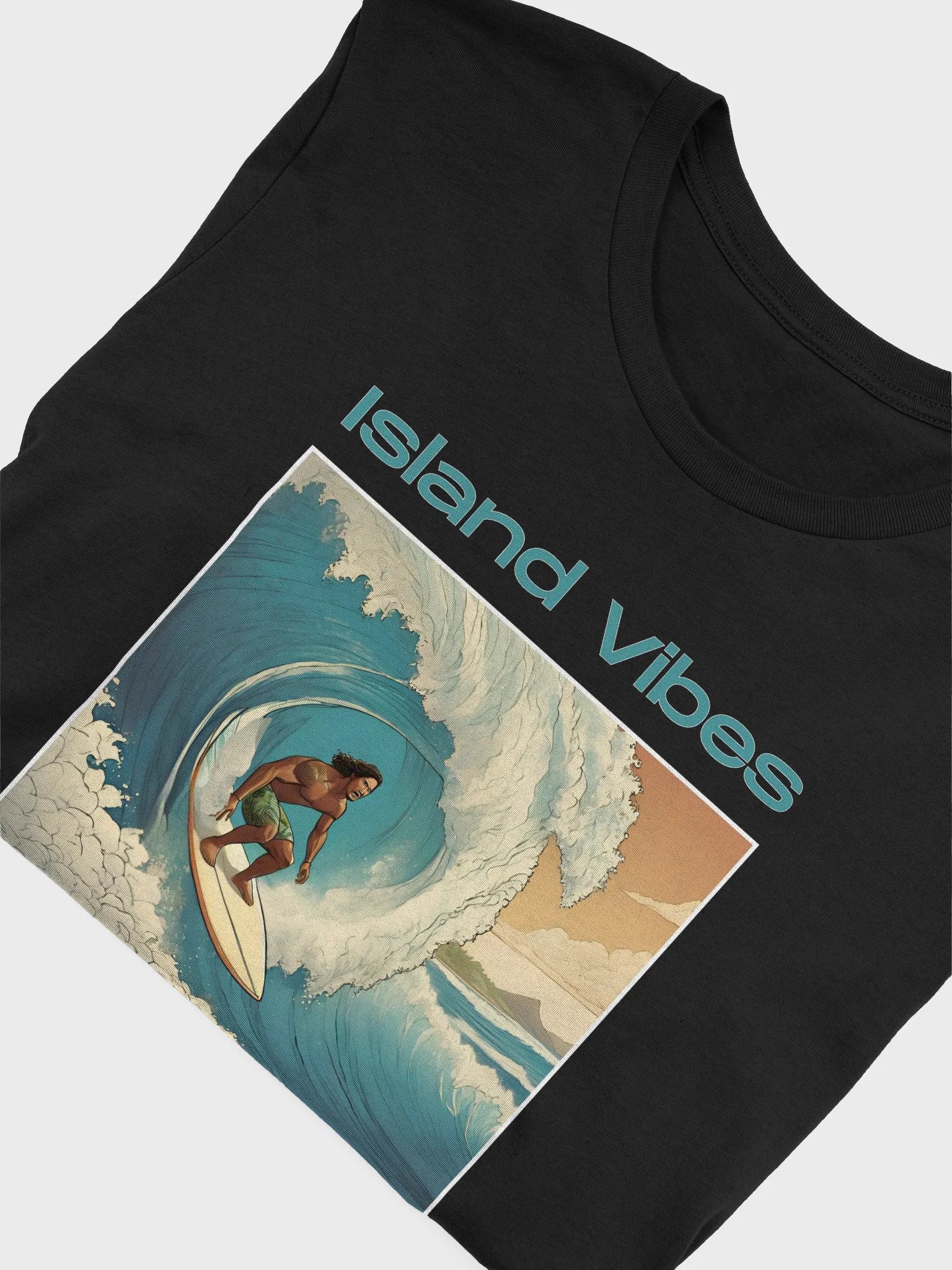 "Island Vibes" Riding the Wave T-Shirt product image (5)