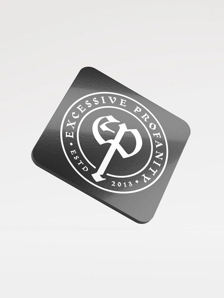 Executioner's Axe Glossed Cork Coaster (Black) product image (1)