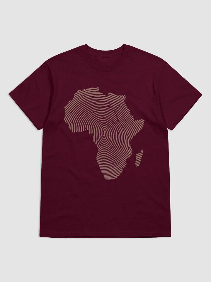 Melanin Shades Africa Map Africa DNA Fingerprint Heavyweight T-shirt product image (5)