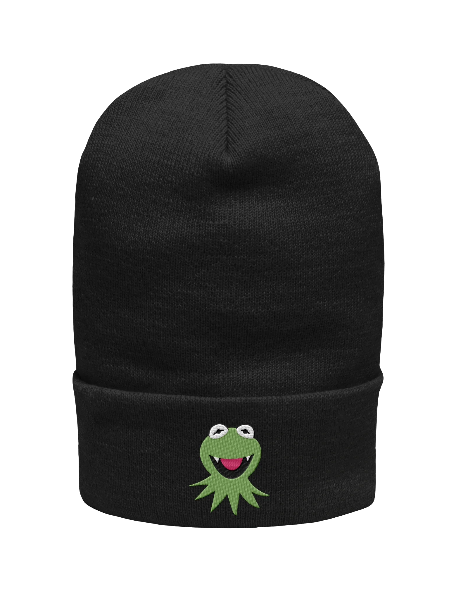 Vampire Kermit Green Beanie product image (1)