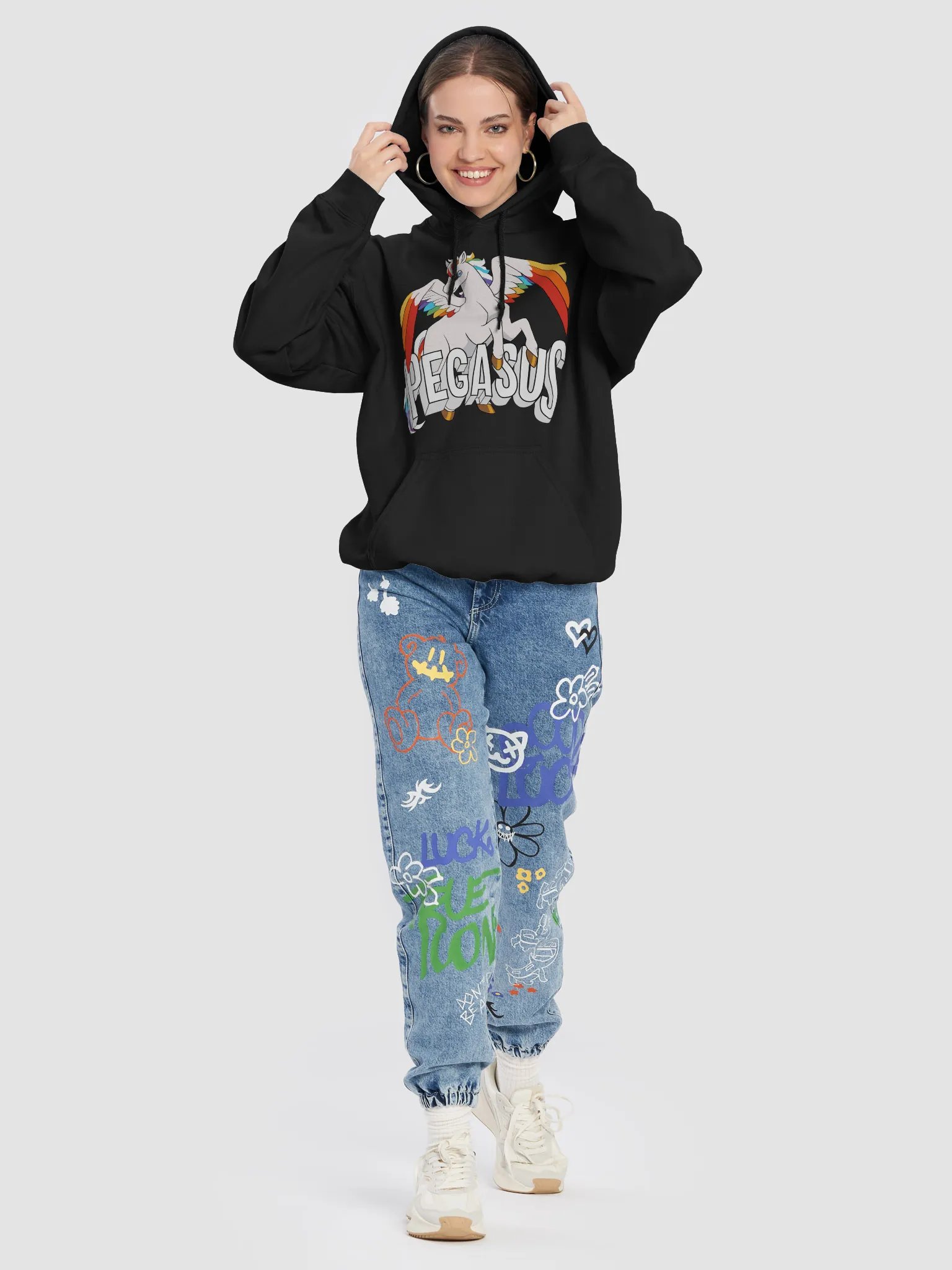 Rainbow Pegasus Hoodie product image (87)