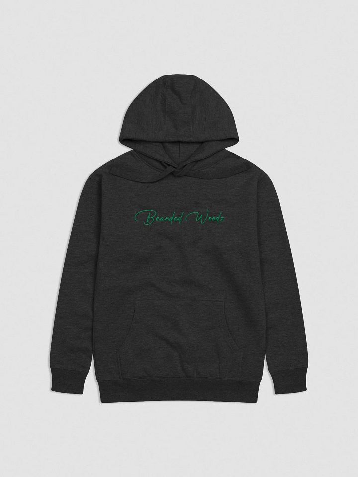 Men's Bearded Woodz Signature Hoodie (Green Embroidery) product image (1)
