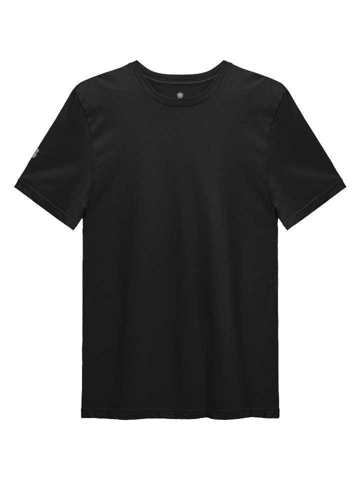 Slim Fit Lightweight Lucky Pineapple® Minimalist Sleeve Solid Color Unisex T-Shirt (Black & Dark Colors) product image (1)