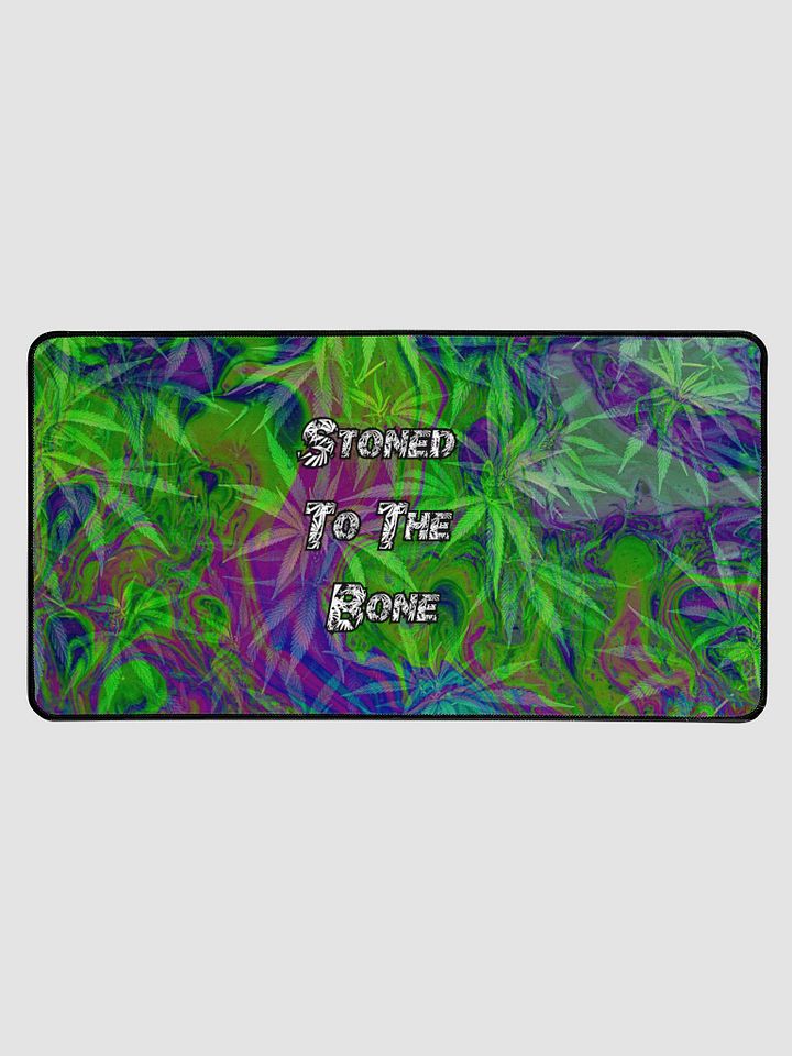 "Stoned To The Bone" Desk Mat 12"x22" product image (1)