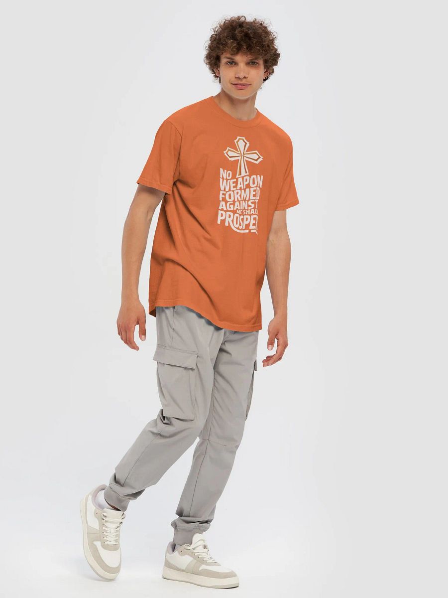 No Weapon Formed Against Me Shall Prosper – Isaiah 54:17 Bible Verse Bella+Canvas Supersoft T-Shirt product image (7)