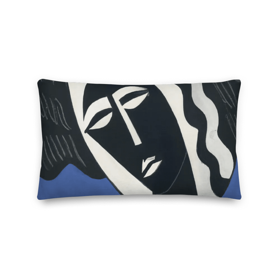 Soul Abstract Visage Premium Pillow product image (2)