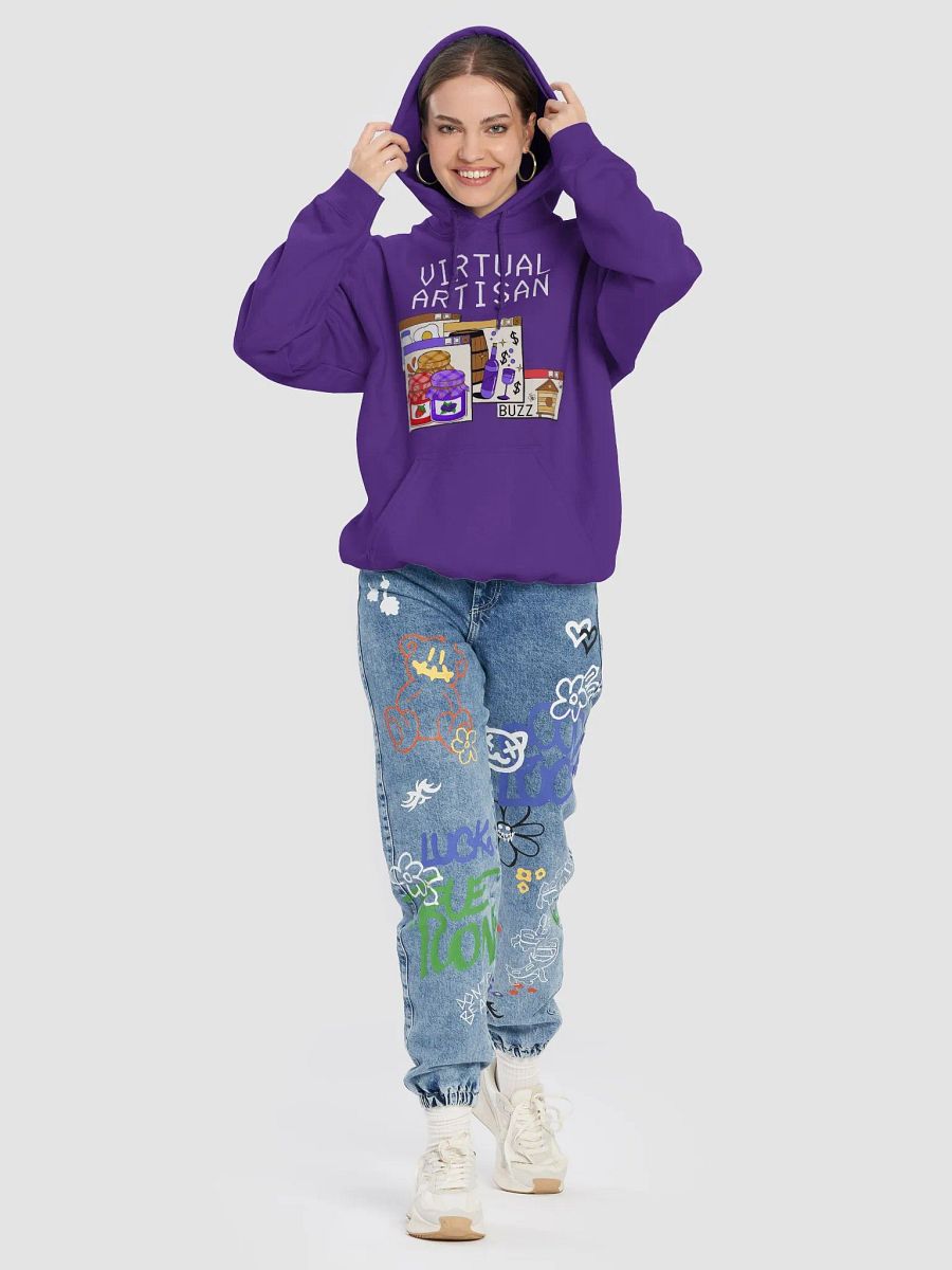 Virtual Artisan Hoodie - White Text product image (35)