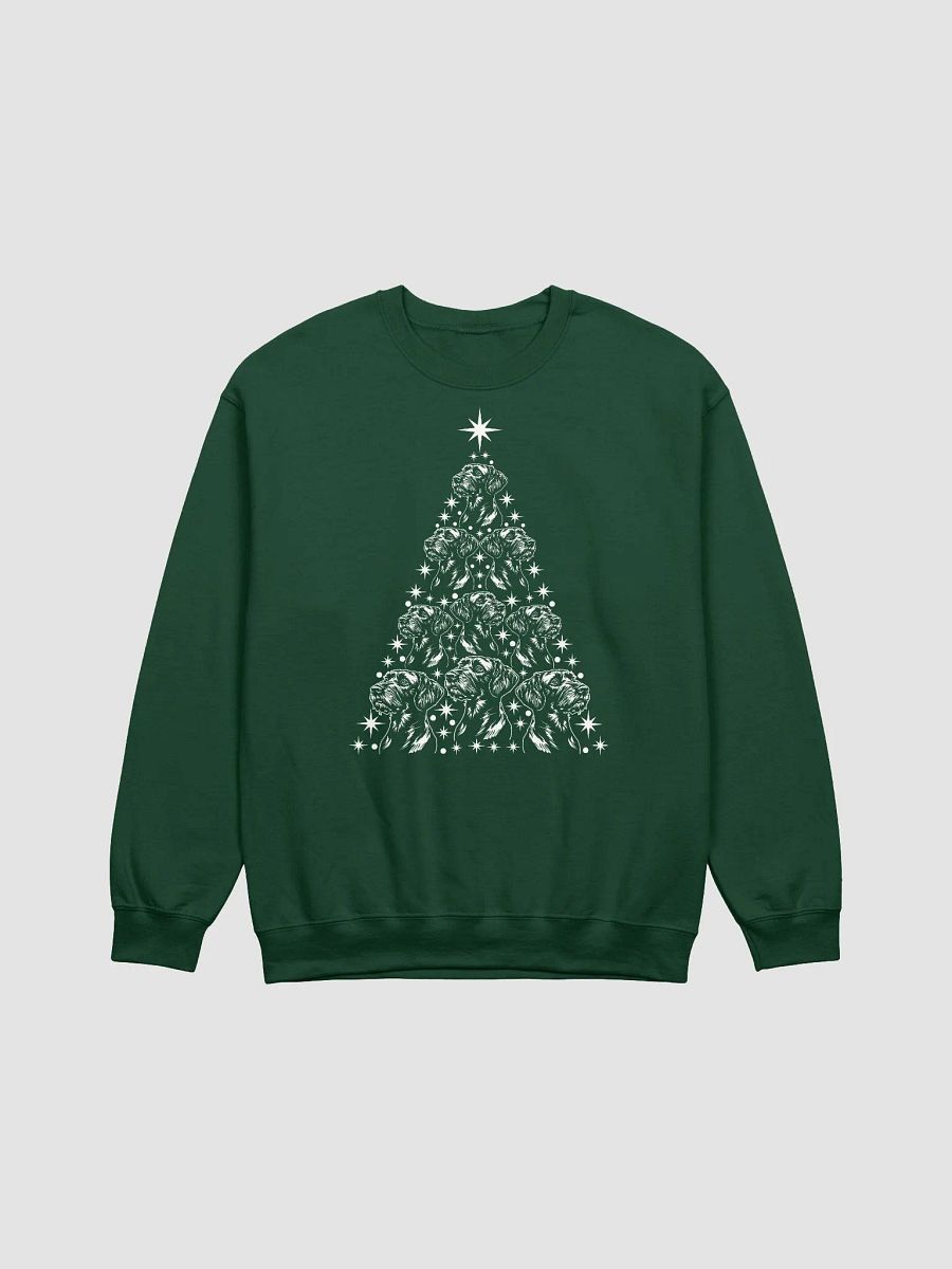 German Wirehaired Pointer Christmas Tree Sweatshirt Design for German Wirehaired Pointer Paw-rents product image (13)
