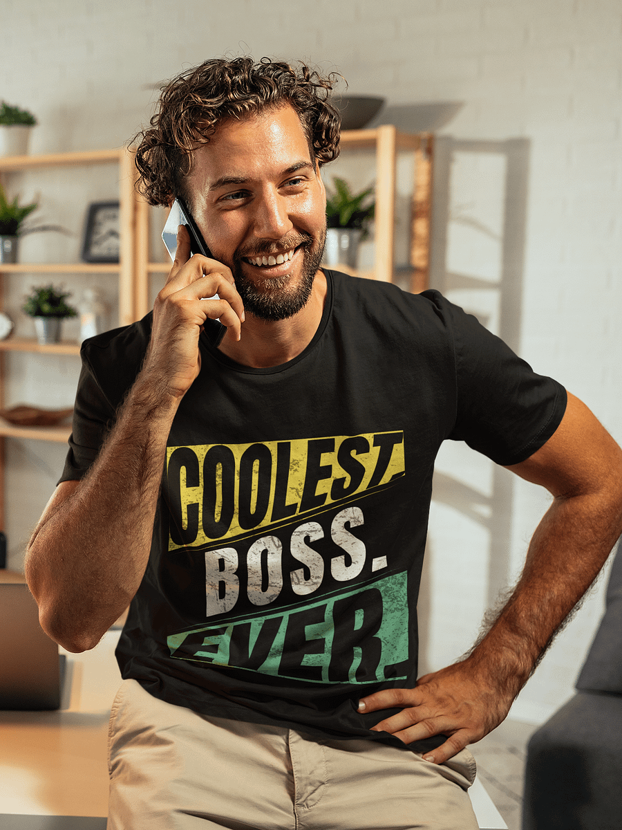Special Edition Heavyweight T-Shirt – Coolest Boss Ever | Ultra-Soft, Elevated Fit & Leadership-Inspired product image (2)