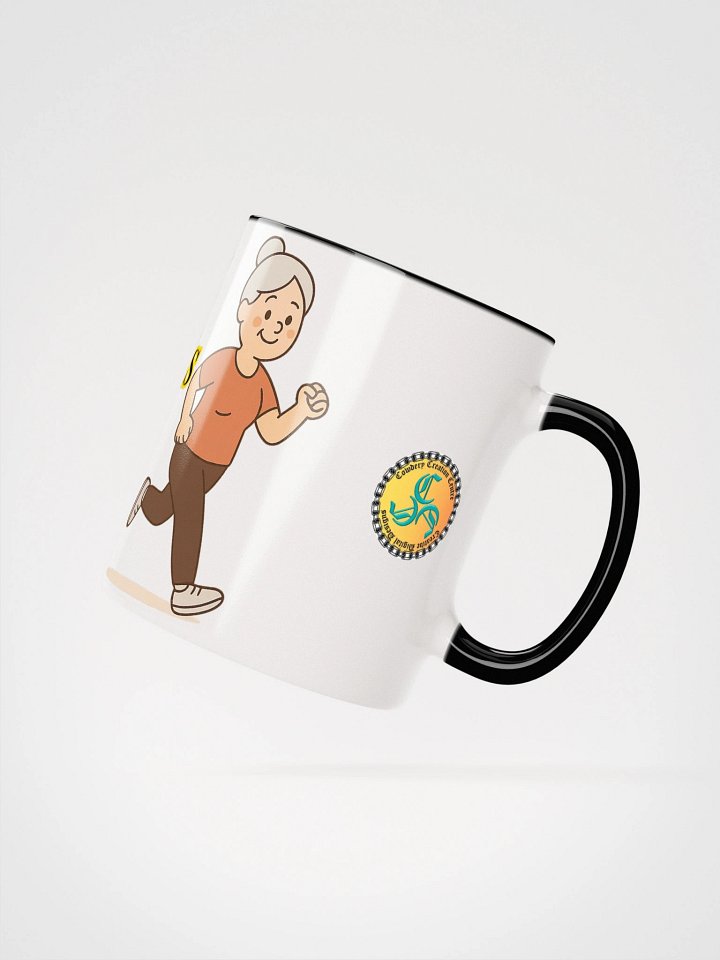 Spoiling Grandkids is my Cardio (Female) 2-Tone Ceramic Mug product image (2)