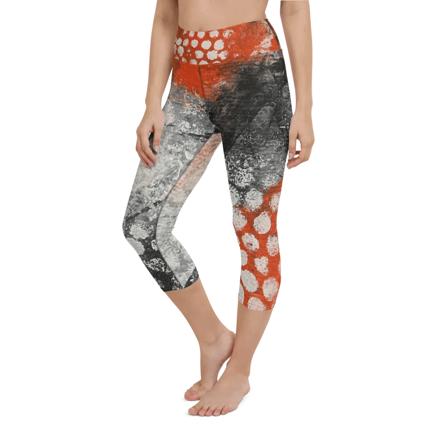 original artwork by b.reters printed on capri leggings product image (12)