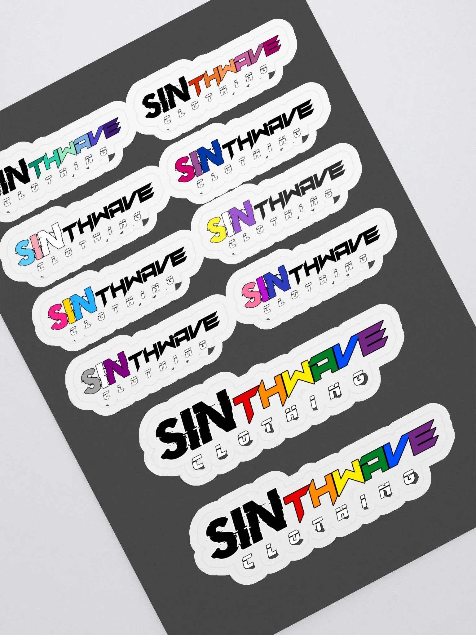SINthwave Pride Sticker Set product image (1)