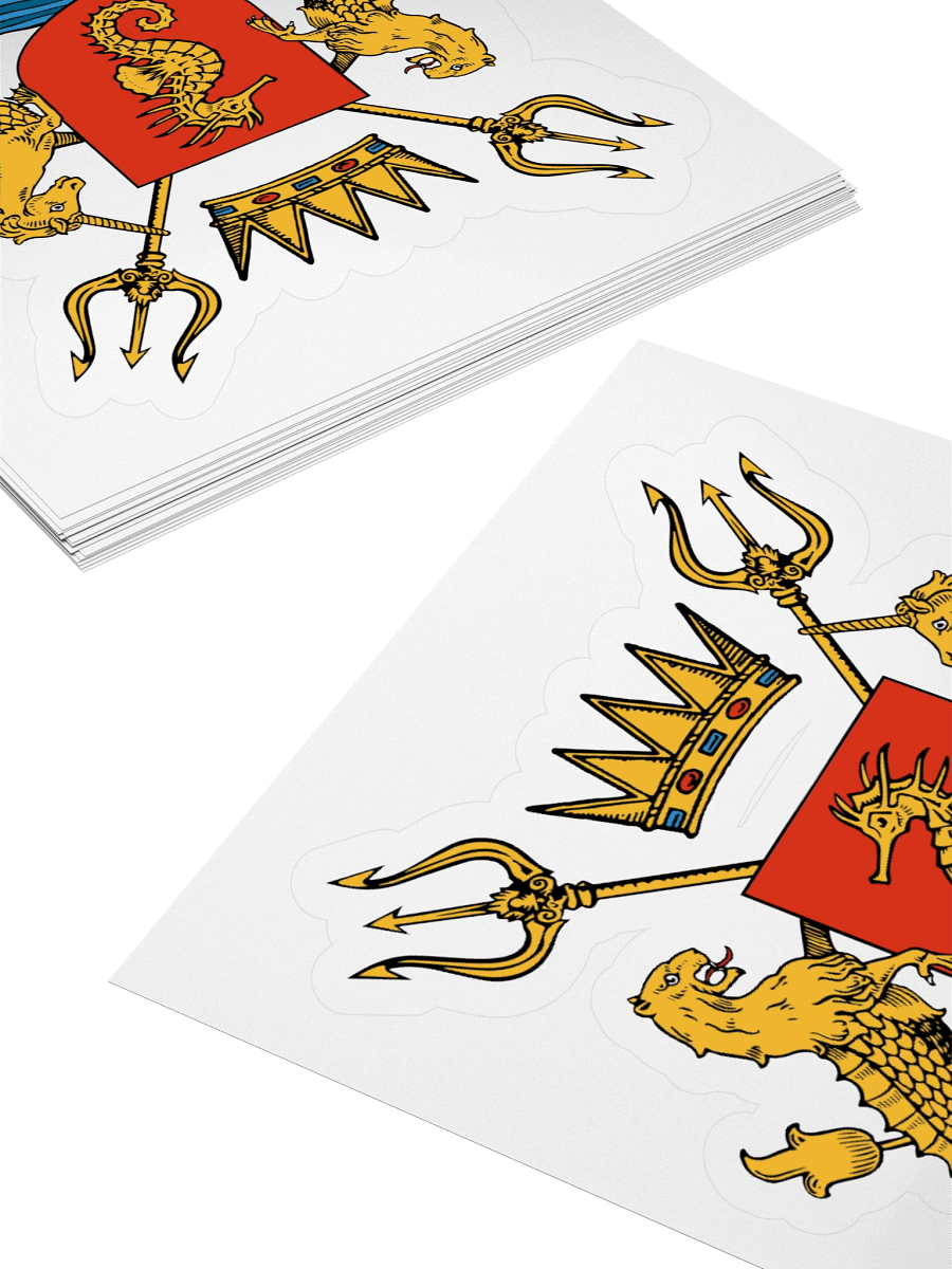Crest of Atlantis Kiss Cut Sticker product image (4)