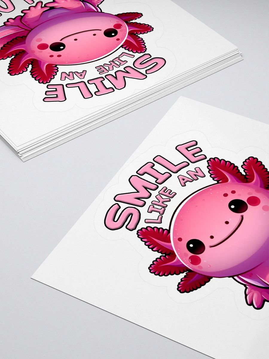 Smile Like an Axolotl Sticker product image (12)