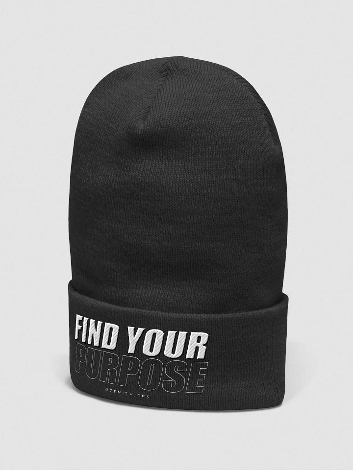 Purpose Embroidered Beanie product image (2)