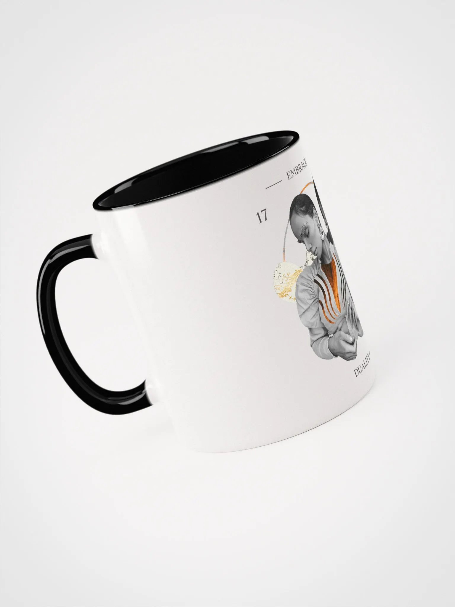 Contemplative Collage Ceramic Mug product image (33)