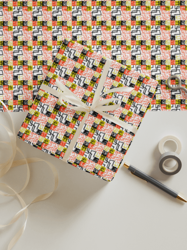 Symmetry in Color: Abstract Wrapping Paper Set product image (2)