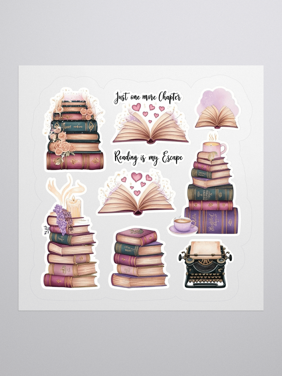Bookworm Dream Kiss Cut Stickers product image (1)