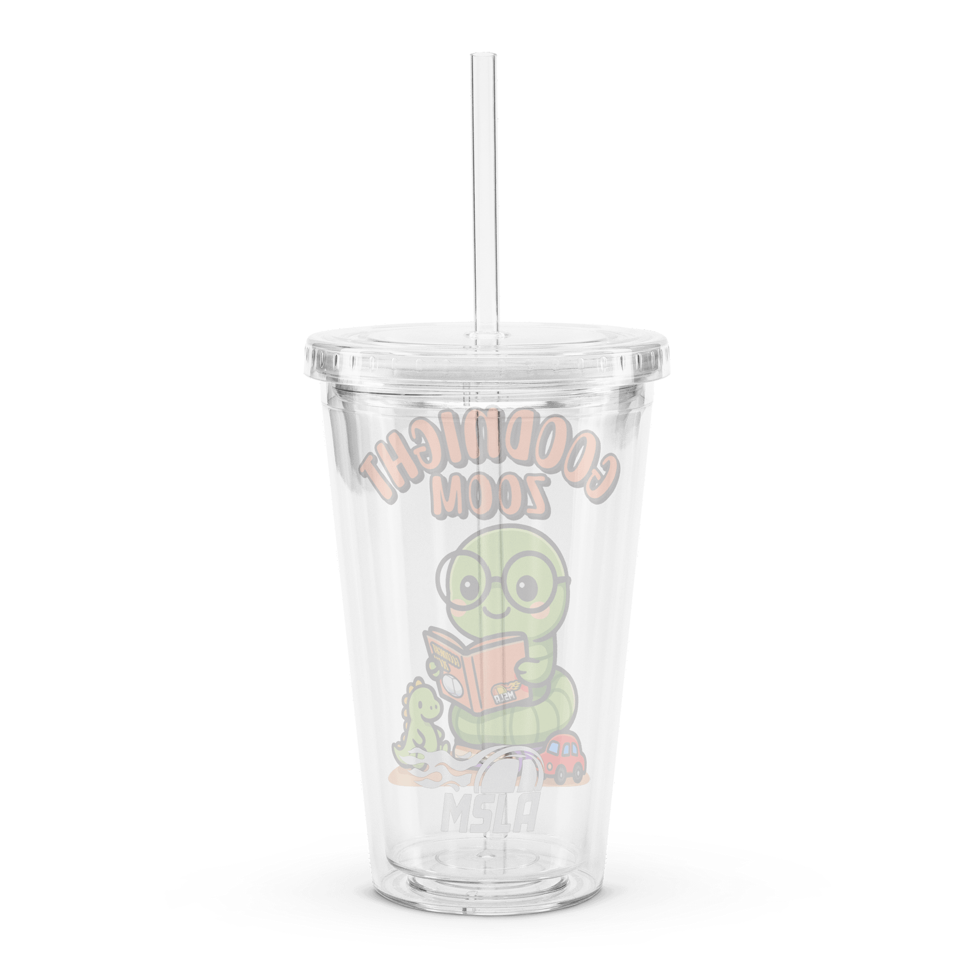 Goodnight Zoom - Double Wall Clear Plastic Tumbler product image (6)